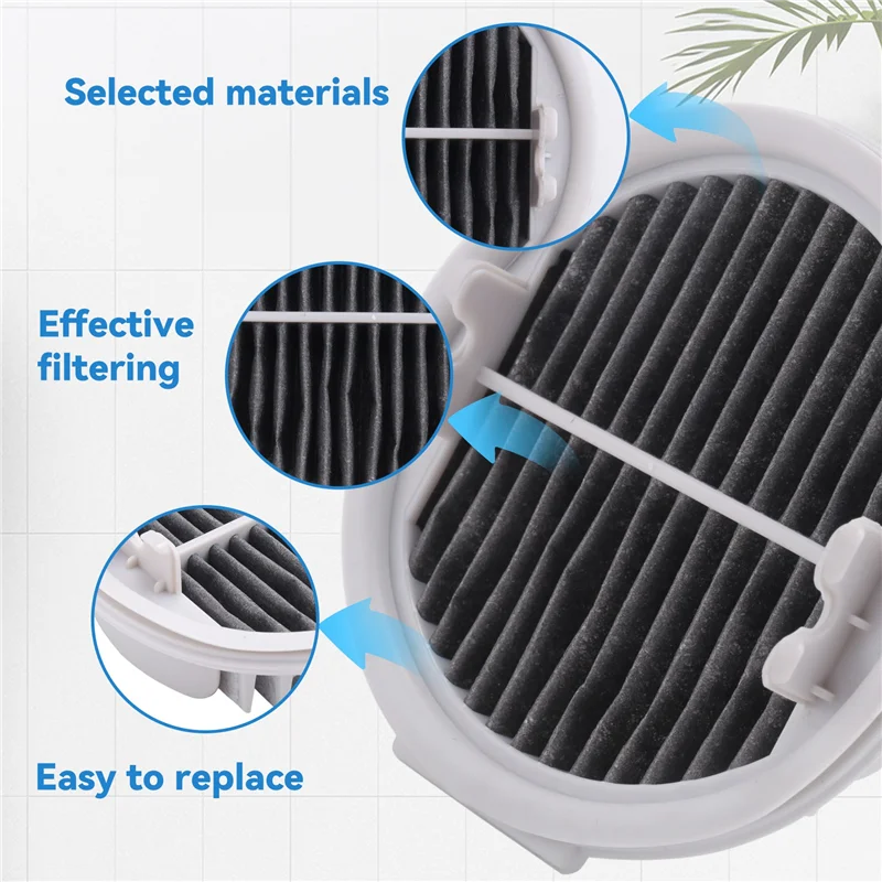 A39M 1Pcs Efficient Hepa Wireless Vacuum Cleaner Filter For For Xiaomi Roidmi Wireless F8 Smart Handheld Vacuum Cleaner Accessor