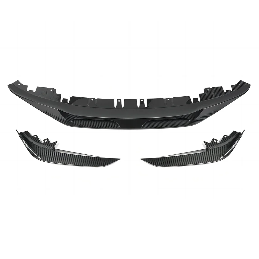 

For BMW G26 I4 Dry Carbon Fiber Front Bumper Lip Add on - VS Style Body Kit Accessory