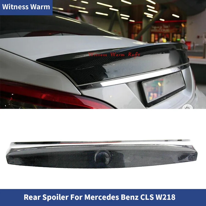 Carbon Fiber/frp Rear Trunk Lip Wing Spoiler for Mercedes Benz W218 12-up Cls350 Cls400 Car Styling