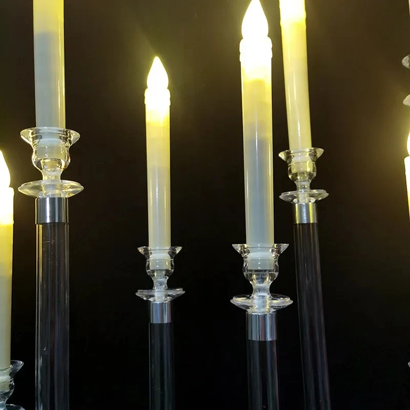 

Electronic Long Pole Candles for Wedding, Votive Candles, Wedding Decoration, 85 LED High, 22cm