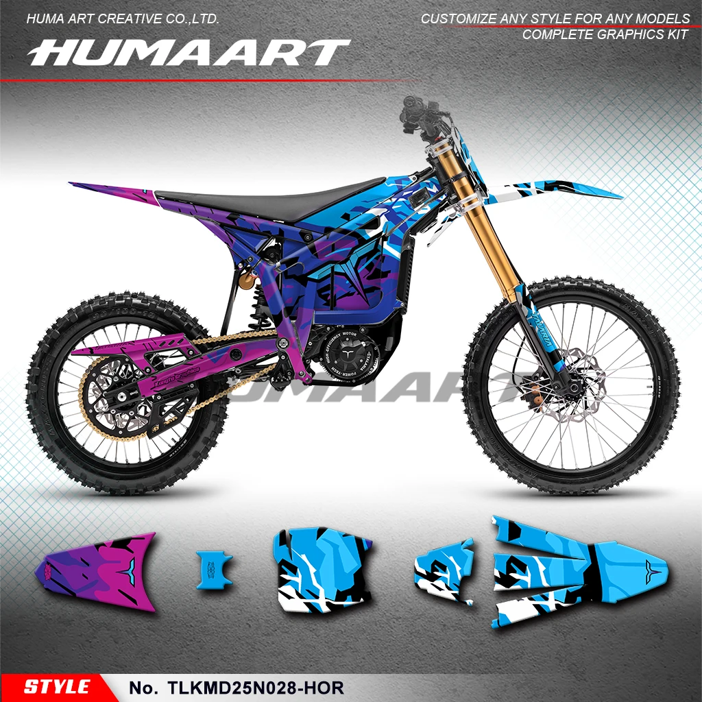 

Комплект графических наклеек HUMAART, дизайн обертки для TALARIA KOMODO, украшение, номер стиля TLKMD25N028-HOR