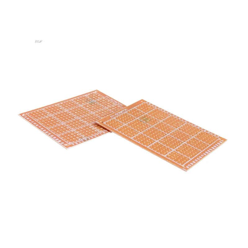 10PCS 5*7 PCB 5x7 PCB 5cm 7cm DIY Prototype Paper PCB Universal Board yellow