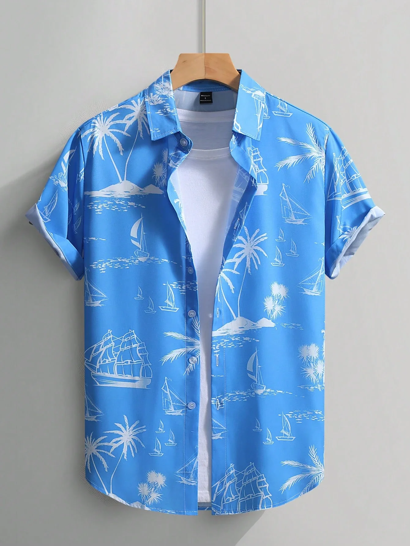 

Relax in Island Style - Lightweight Quick-Dry Men's Hawaiian Shirt for Pool Parties, Cruises & Tropical Getaways