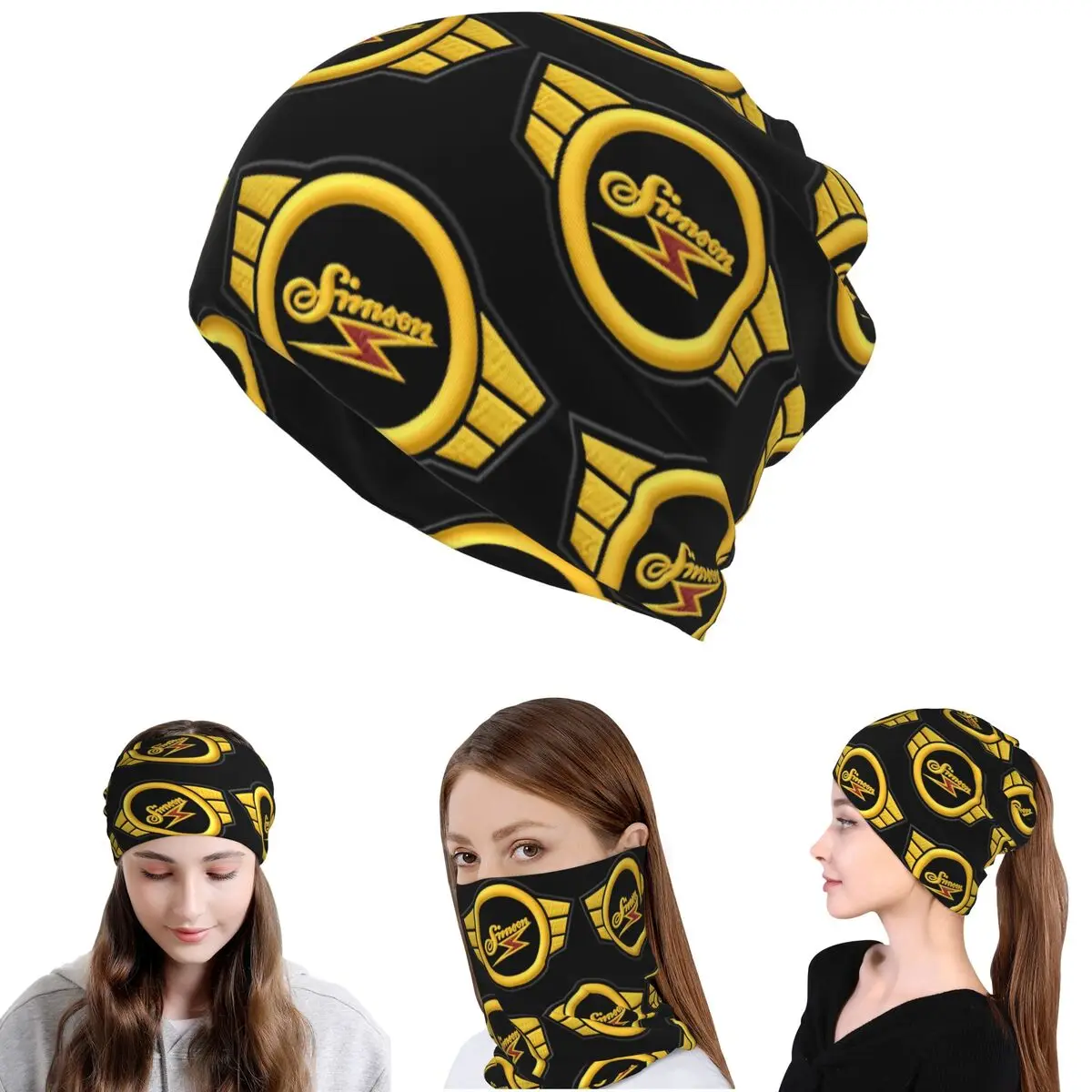 

Motorcycle S-Simsons Bandana Neck Cover Mask Scarf Multi-use Face Mask Beanies Hat Unisex Adult Windproof