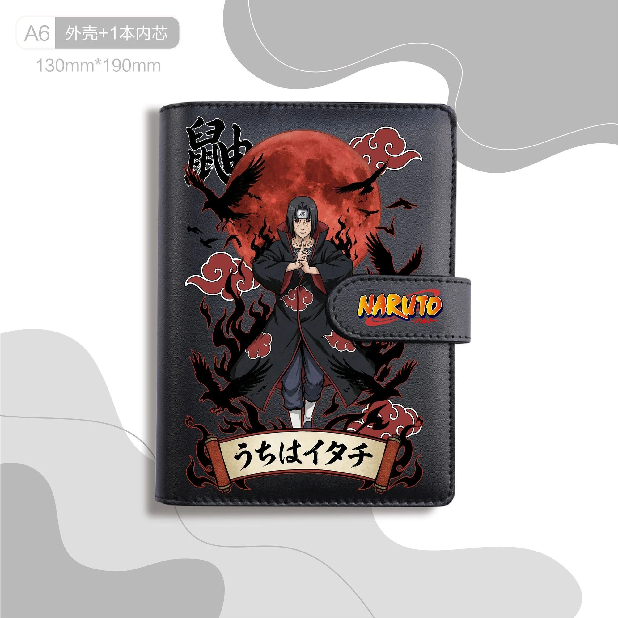 Anime Naruto Notebook Uzumaki Naruto Kakashi Uchiha Sasuke Writing Book Student School Office Stationery Notepad Fans Gift view 5