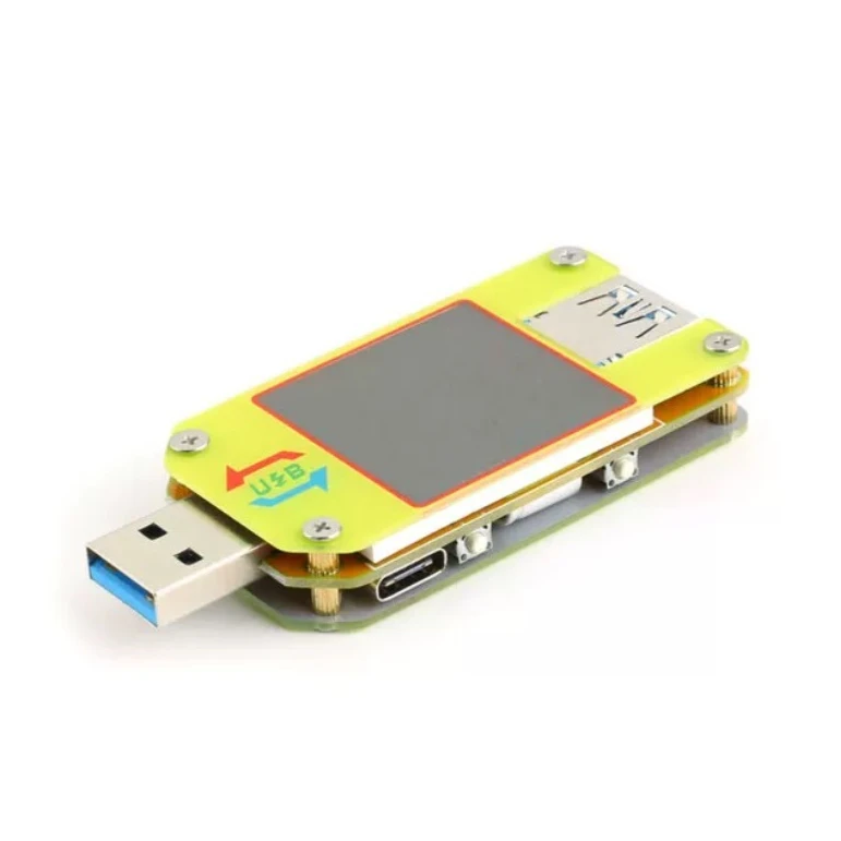 UM34C charging current display USB3.0 tester supports USB hard disk communication detection power meter