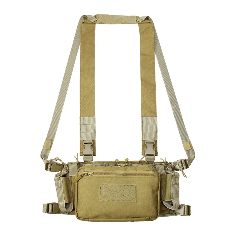 

Airsoft Chest Rig Tactical Mag Carrier Vest Hunting Chest Pack Magazine Pouch Holster Equipment