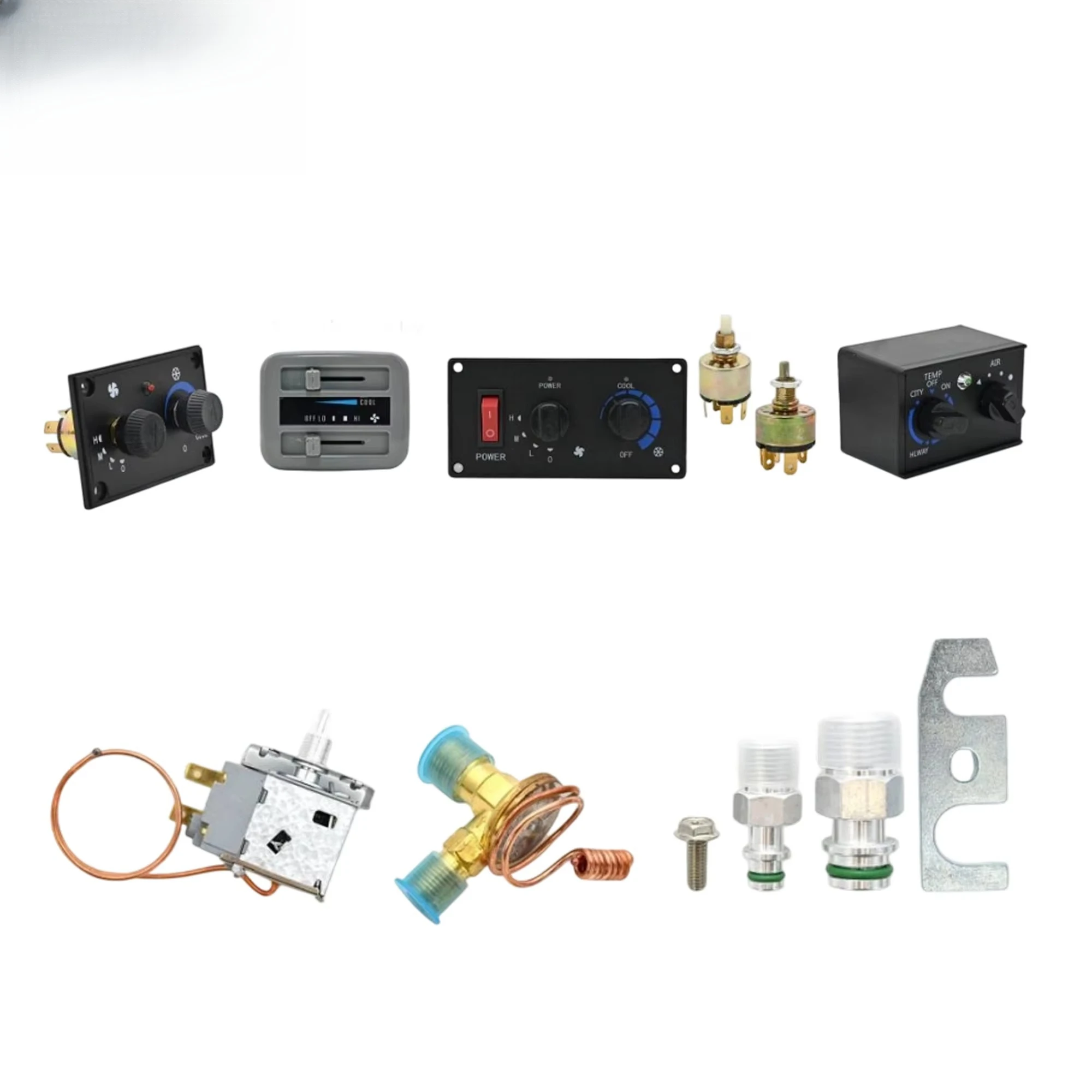 Automotive air conditioning 12v 24v customizable logo fits a variety of automotive air conditioning systems with a 1-year warran