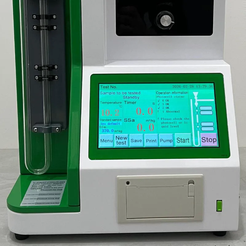 FBT-X Fully Automatic Specific Surface Area Measuring Instrument Blaine Method ASTM C204 EN 196-6 OEM AOSHI INSTRUMENT Metal