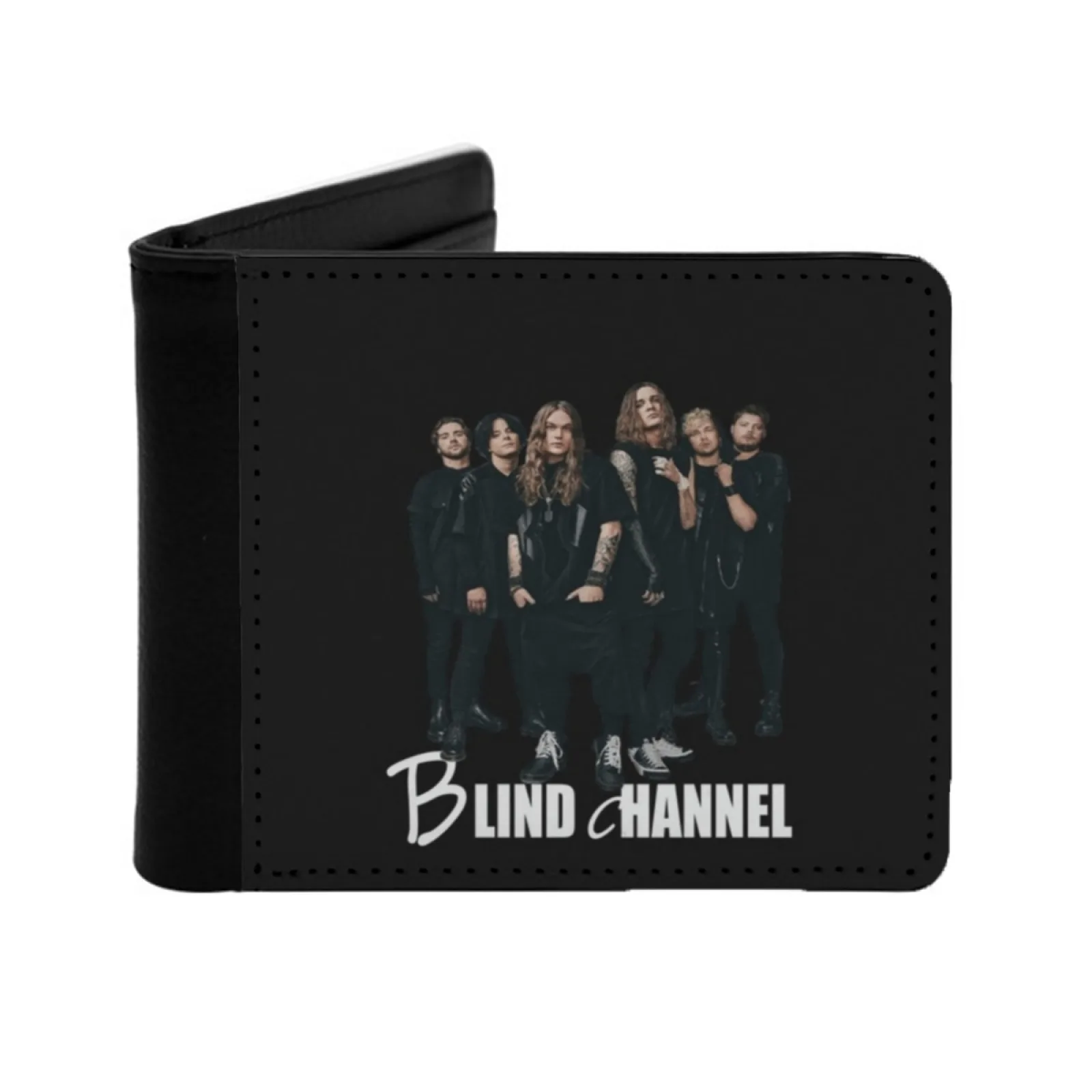 Blind Channel New Trending Design Classic T Shirt Men Wallets Card Man Wallet Short Purse Bi-Fold Personalized Purses Finland