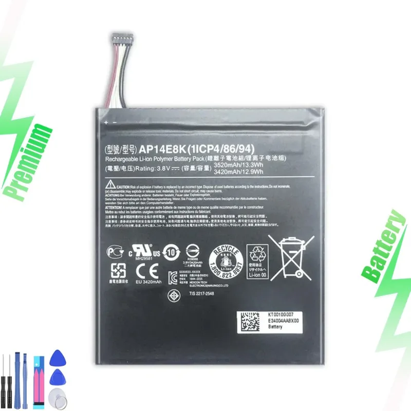 

AP14E8K - New 3520mAh battery for One 7 B1-750 KT.0010G.007