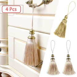 4Pc Tassels Crafts Hanging Fringe Decor Ornaments for Home Accessories Living Room Cute Boho Decorative Kawaii Bedroom Aesthetic