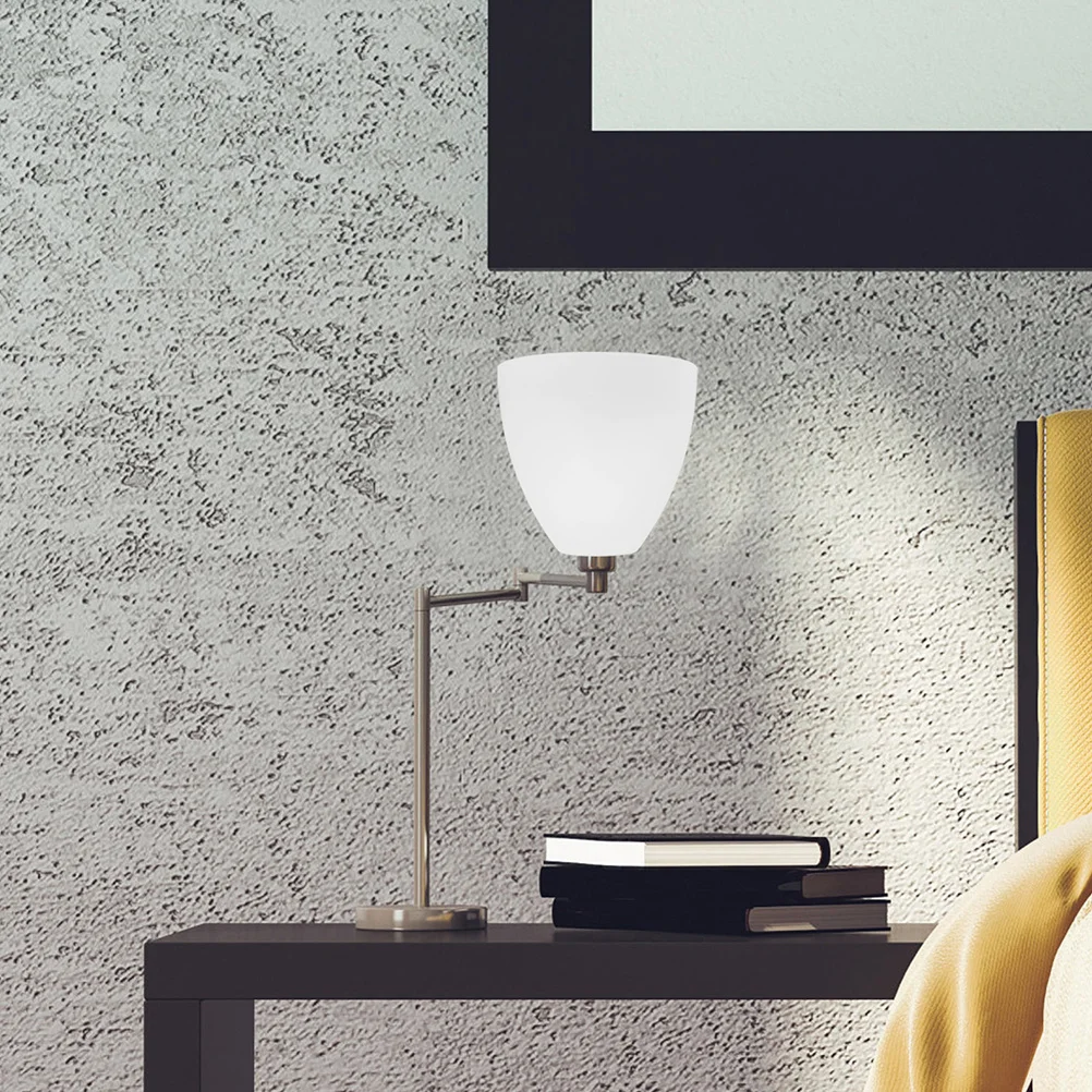 

2Pcs White Glass Lamp Shade Replacement for Pendant Lights E27 Decorative Fixture Cover Chandelier Hanging Light Shade