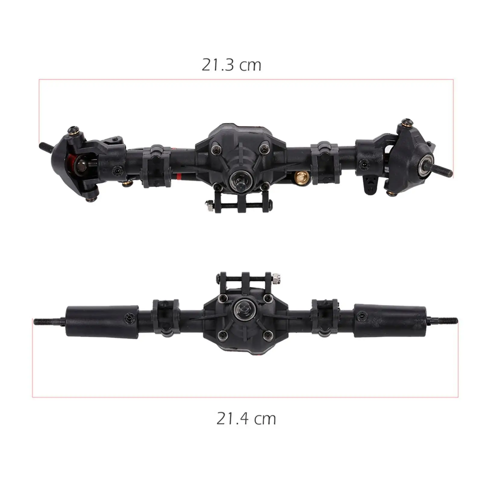 RC Truck Upgrade Metal Axle Set for Axial SCX10 II 90046 90047 1/10 Crawler Car Transmission