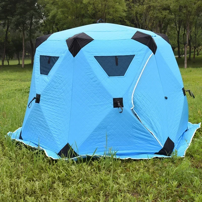 

YOUSKY Outdoor Winter Tent Insulated Cotton Fabric Durable Cold Resistant Ice Fishing Shelter Perfect for Snow Camping