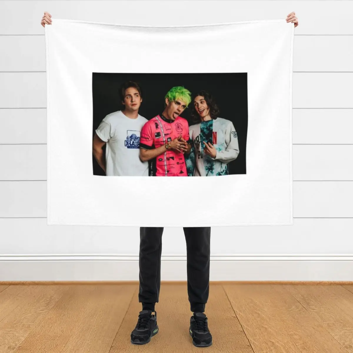 

Waterparks Throw Blanket warm winter Furrys Stuffeds funny gift Blankets