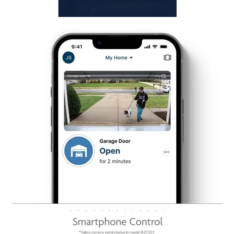 خصم RJO101MC فائق الهدوء مثبت على الحائط مع بطارية احتياطية وفتاحة باب المرآب بإضاءة LED، 36 جنيهًا، أسود · Factory Dir