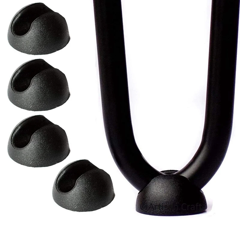 20 PCS Hairpin Leg Protector Feet Metal Coffee Table Leg Feet For 10-12Mm Hairpin Table Legs DIY Furniture Supplies