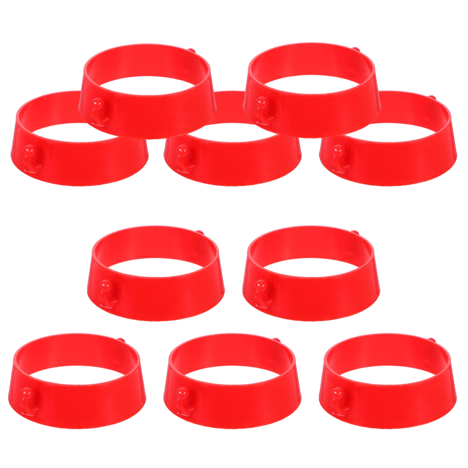 

Plastic Road Cone Connection Ring Chain Connector Safety Traffic Delineator Post Construction Site Lightweight Easy Installation