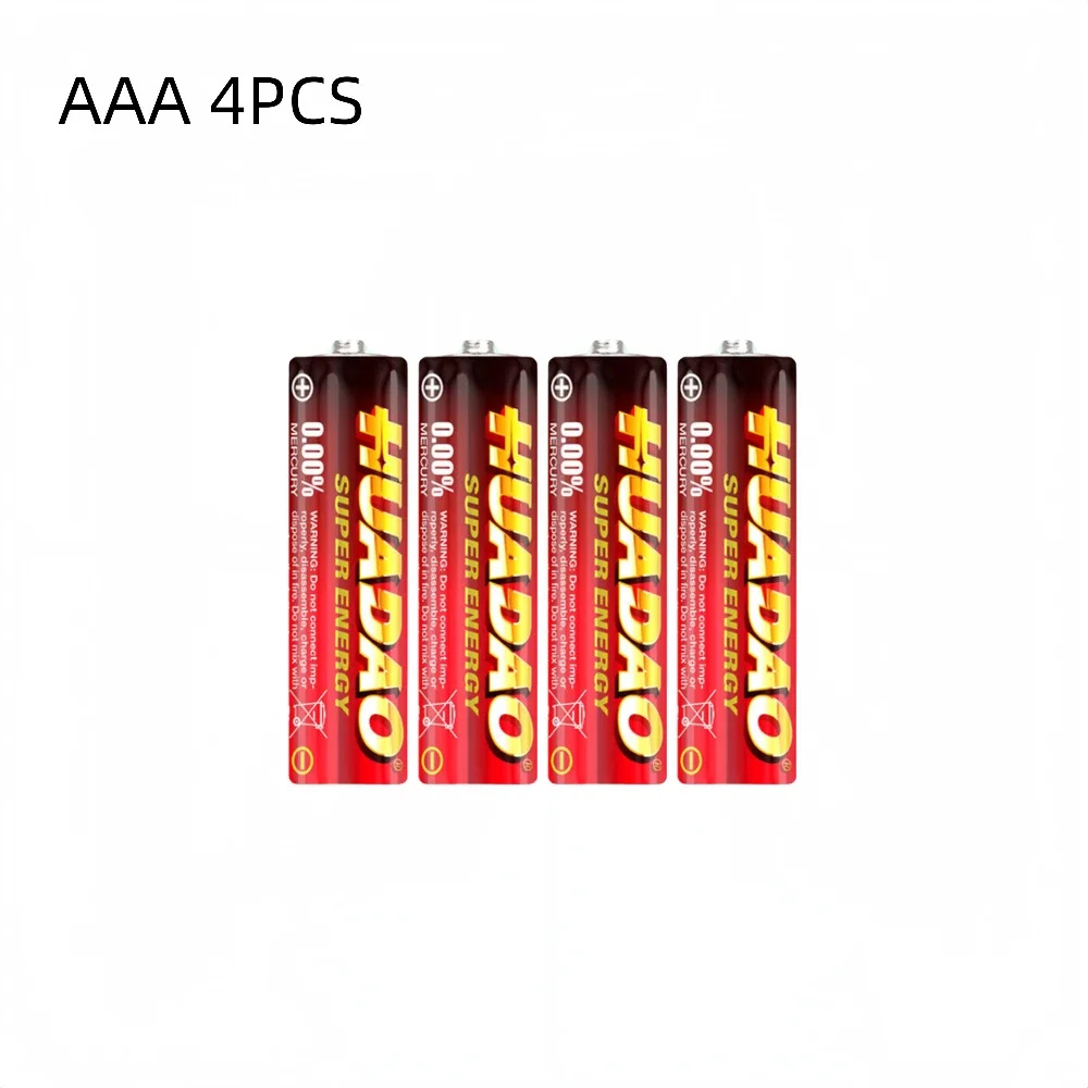 AAA 1.5V Carbon Battery Disposable Dry Cell Safe Mercury Free Explosion-Proof Replacement Battery for Flashlight Toy