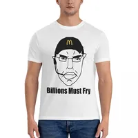 100% Cotton CHUD Billions Must Fry T-shirt Men's Fashion Oversized T Shirt Men crew Neck Summer Shirts Tops S-6XL