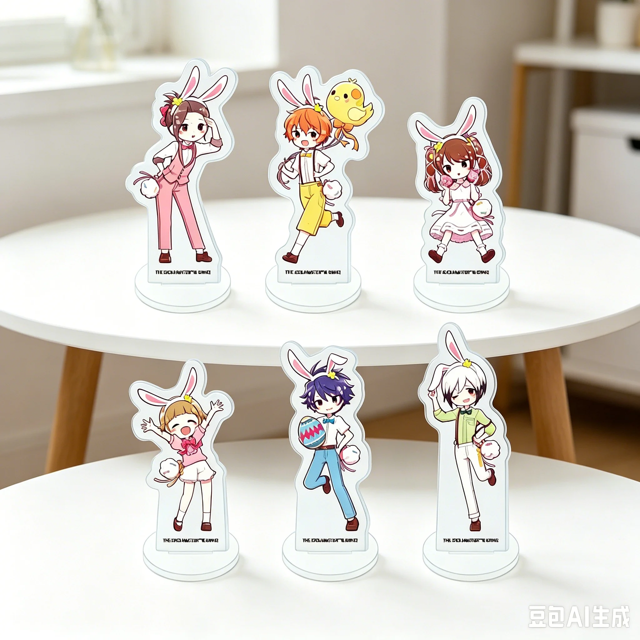 

Hot 10CM AnimeTHE IDOLM@STER SideM Acrylic Stand Model Decorations Gifts keychain Exquisite Product Figure Peripheral Collection