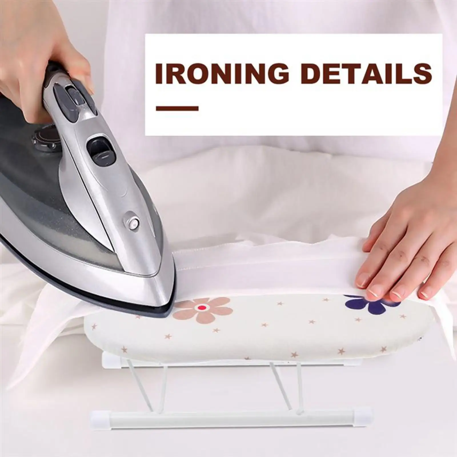 Portable Heat Insulation Ironing Board Cover Breathable Soft Durable Ironing Board for Room Countertop Ironing Clothes