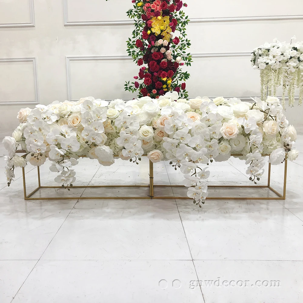 

Floral Garland Wedding Runner Toppers Artificial Flower Runner Flower Decoration Table Runner Flower Garland Centerpiece