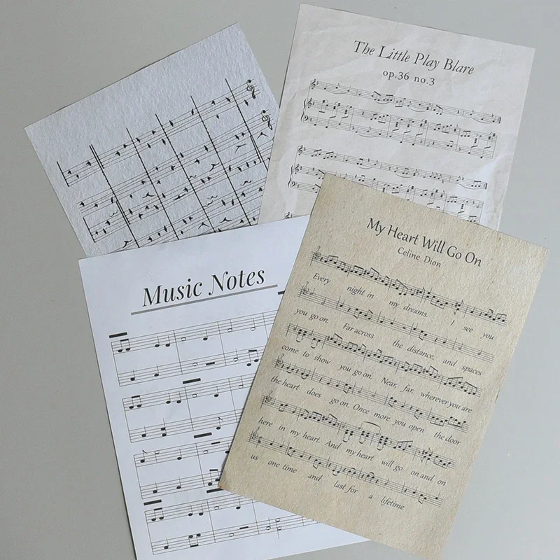 Ретро английский лист музыка фотография фон INS стиль настольное кольцо реквизит для съемки поза реквизит для фотосессии обои