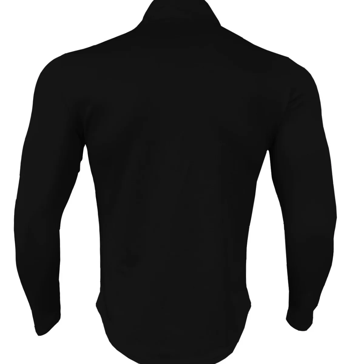 Mens Long Sleeve Polo Suit Sports Half Zip Stand Collar Casual Fashion Streetwear 2 Piece Set