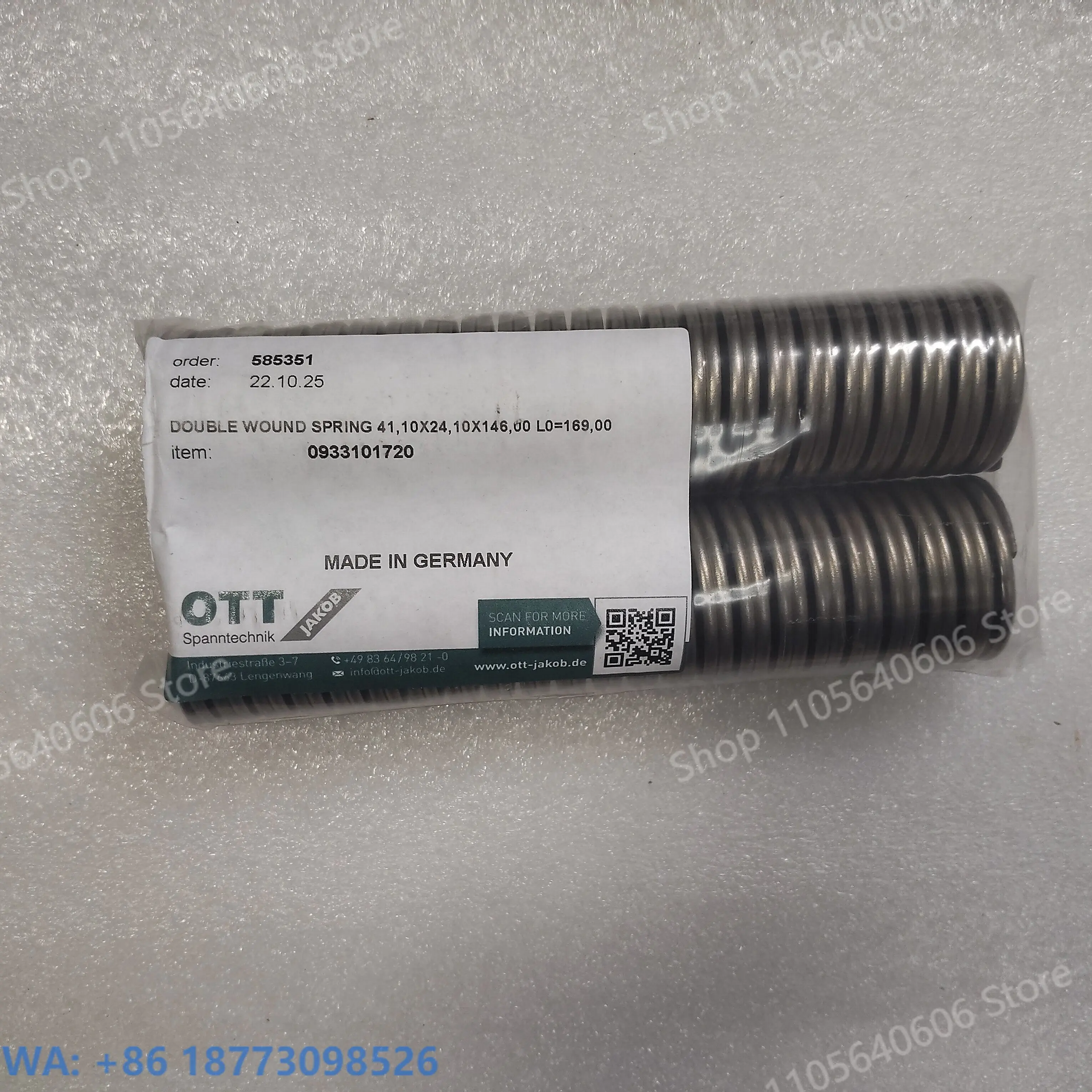 New OTT-JAOB Spring 0.933.101.720, 1PCS
