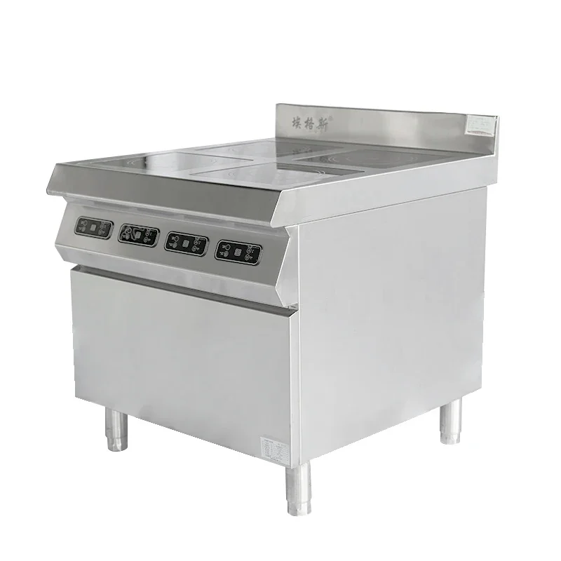 Commercial 3500 W four head induction cooker for the hotel kitchen equipment