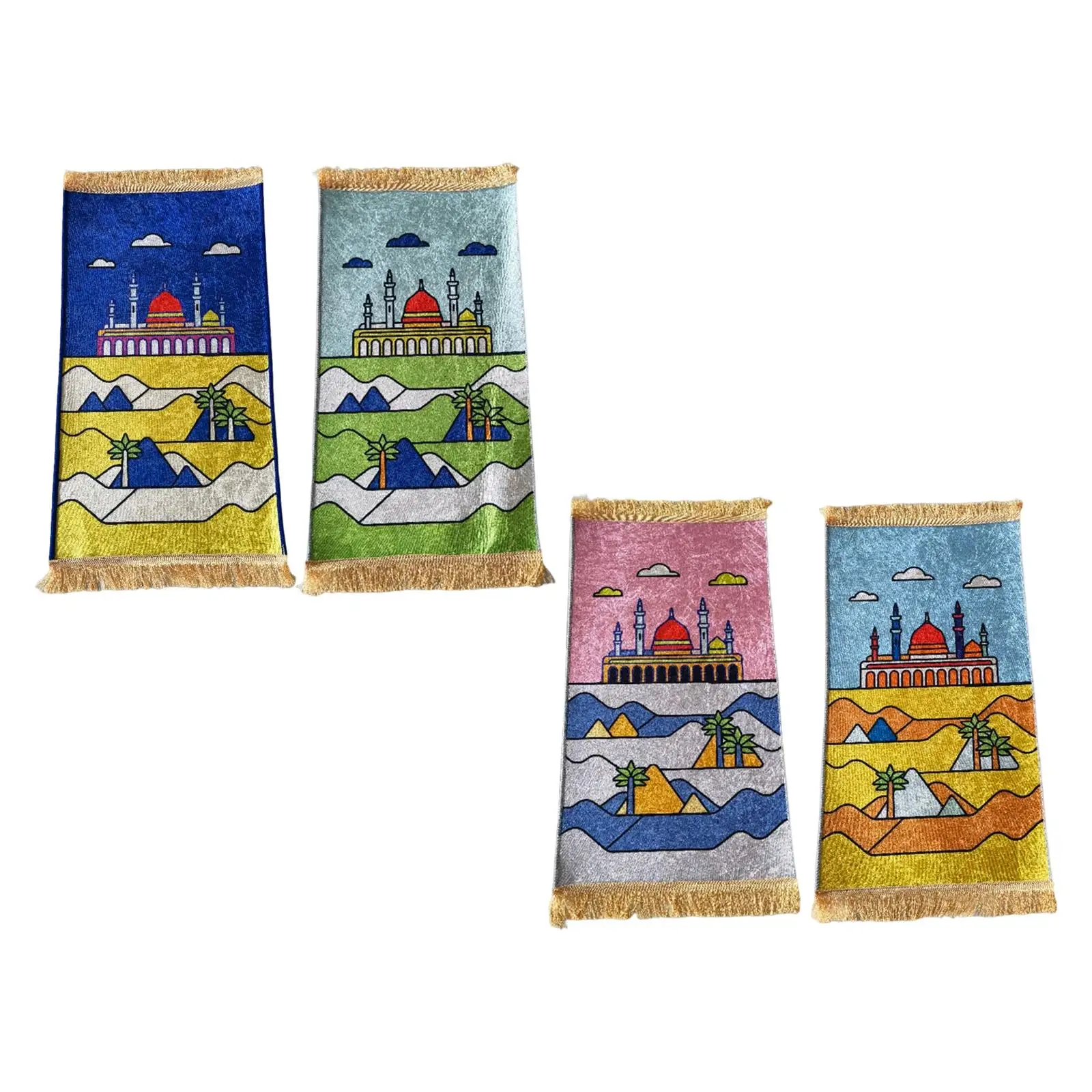 Prayer Rug for Kids Worship Rug Praying Mat for Decoration Ramadan Eid Gift