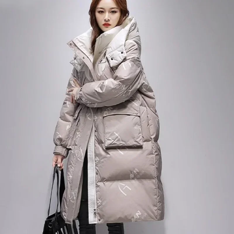 Down Cotton-padded 2024 Winter High-grade Fashion Loose Large Size Clothes Women\'s Clothing Simple Commuter Short Trench Coat