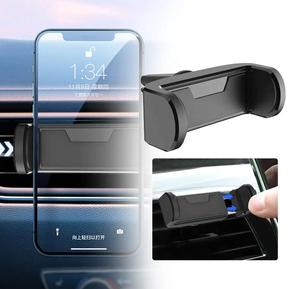 

Универсальный автомобильный кронштейн, держатель для мобильного телефона, подставка для автомобильного телефона, крепление для автомобильного воздуховыпускного отверстия, поддержка автомобильного мобильного телефона, автомобильный телефон H S1Y0