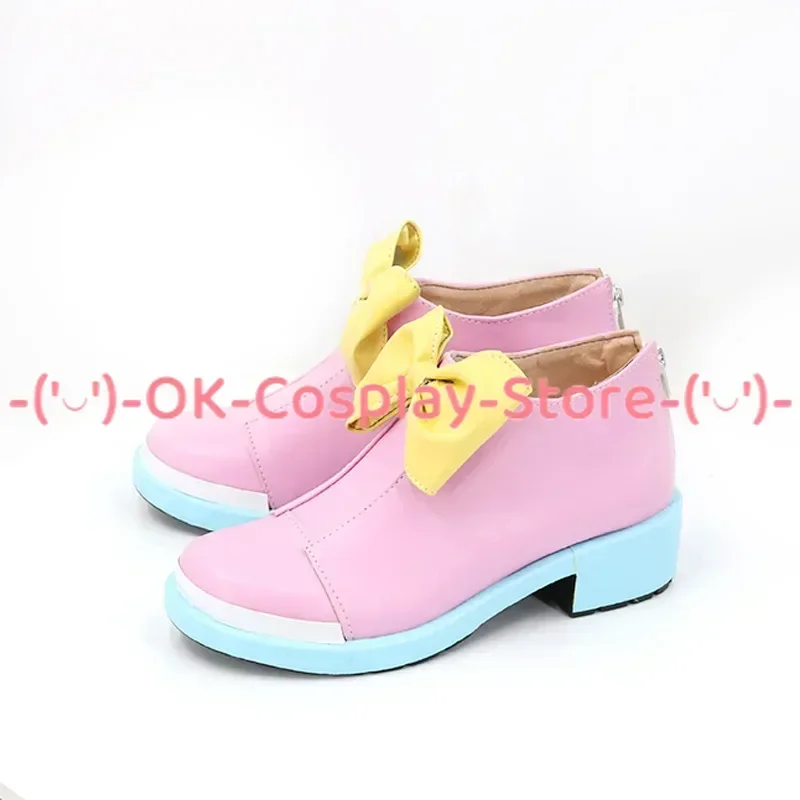[حسب الطلب] علاج Precure Prism تأثيري أحذية أنيمي لعبة لعب الأدوار زي الدعامة هالوين كرنفال حفلة بولي Boots الأحذية الجلدية