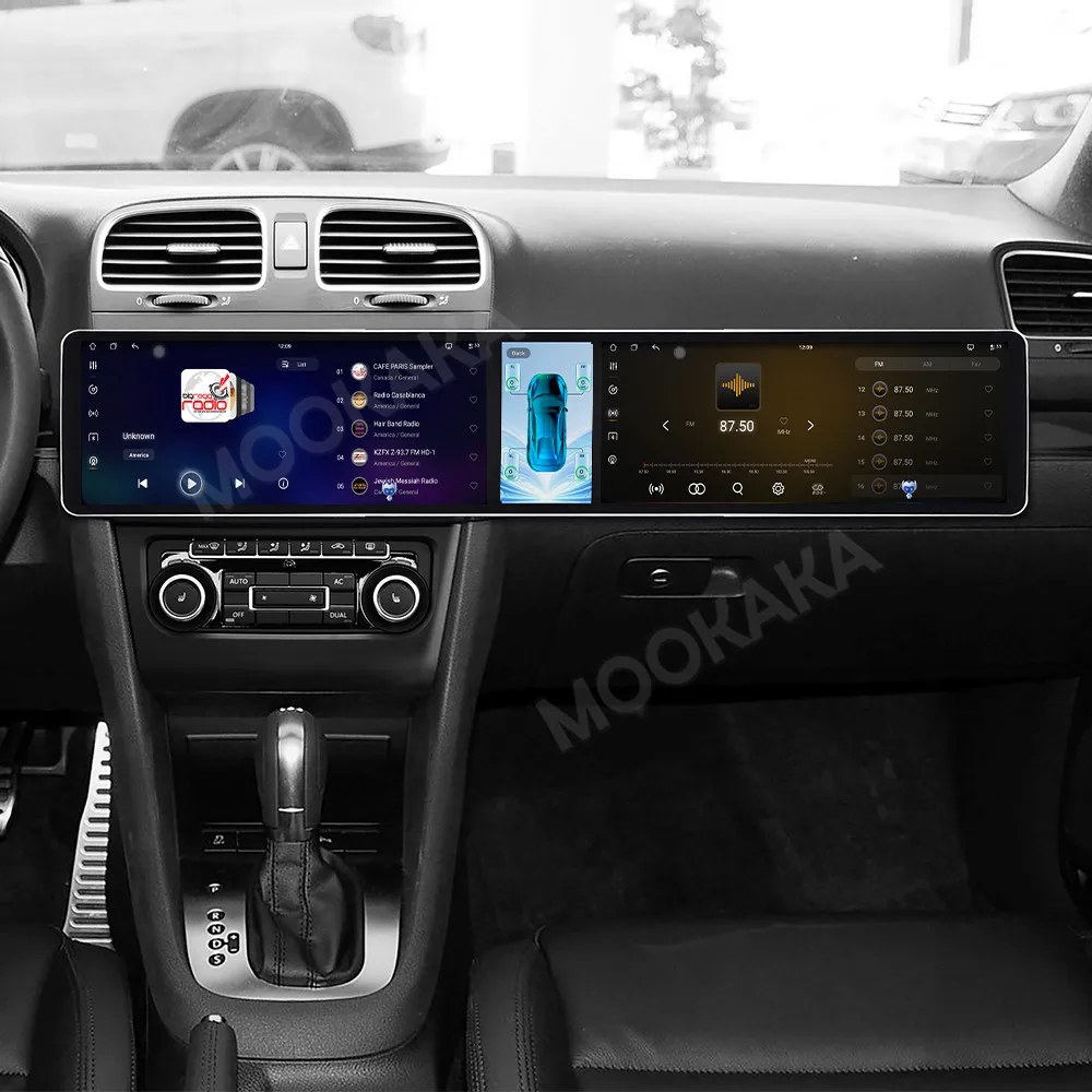 Car Accessories Radio For Volkswagen Golf Mk6 2007-2012 Android Auto GPS Navigation Multimedia Stereo Receiver Head Unit Offline