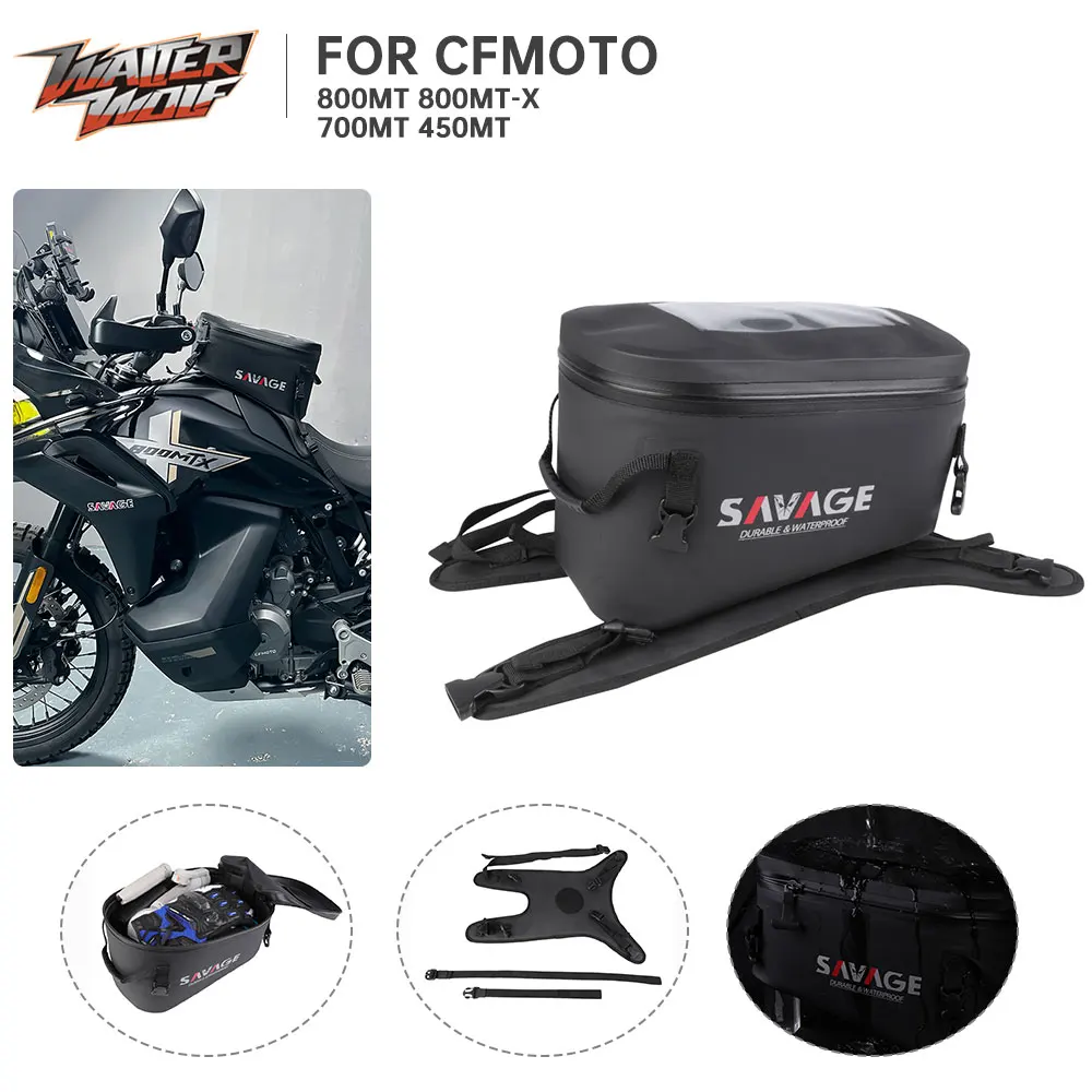 

Motorcycle Waterproof Detachable Fuel Tank Bag For CFMOTO 800MT-X 700MT 450MT 2024 2025 800 MT-X CF800MT-X Luggage Storage Cargo