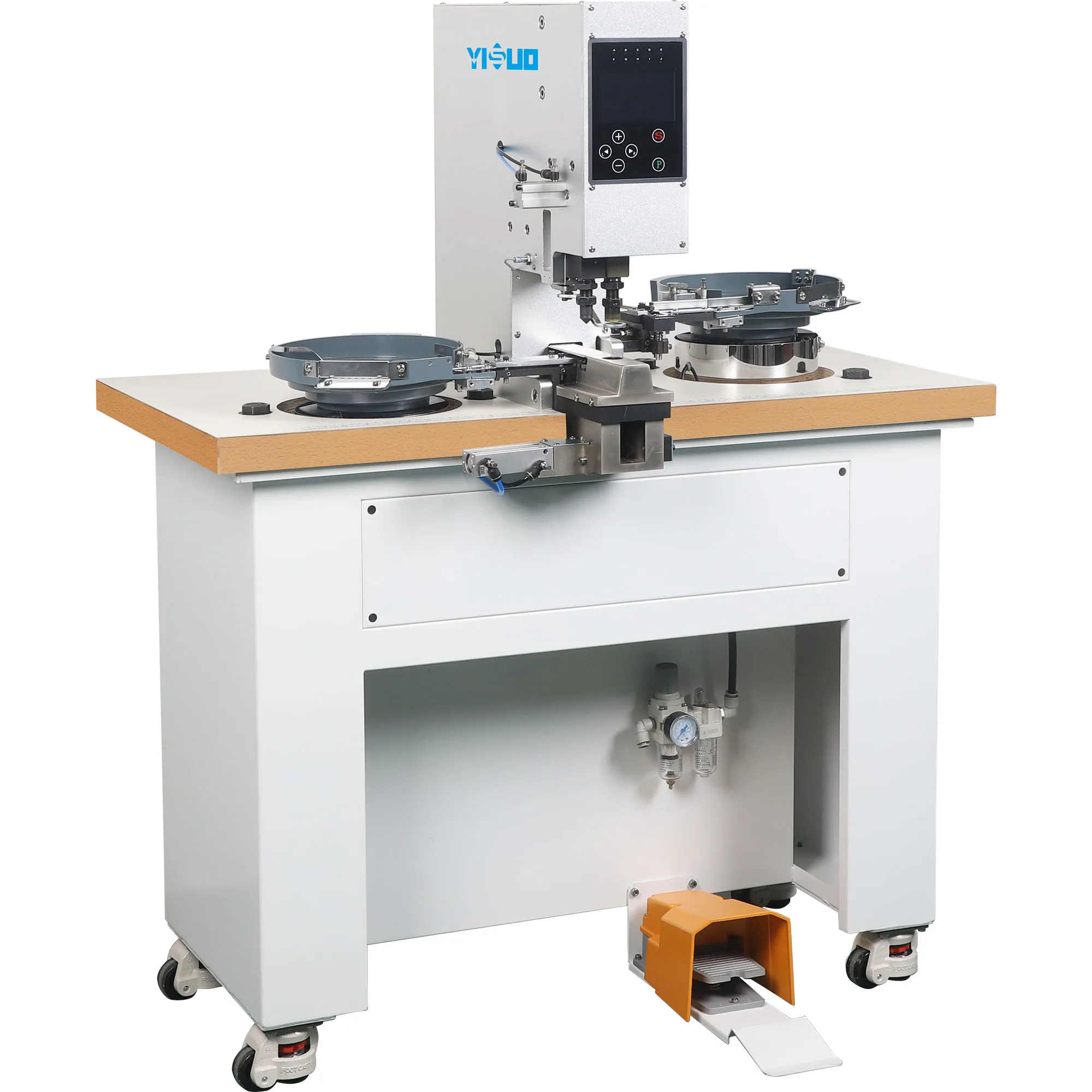 YS-9813 Garment Equipment Button Conveying Rivet Machine Button Metal Punching Machine Automatic Intelligent Button Conveyor