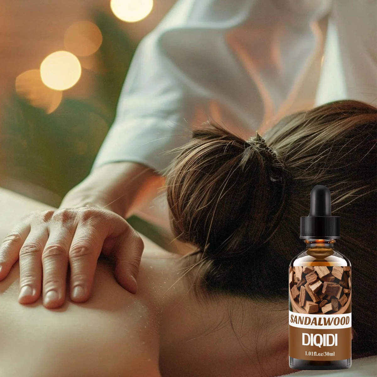 Óleo essencial de sândalo, óleo essencial de natal, presente de natal, óleo essencial de aromaterapia doméstica, multifuncional