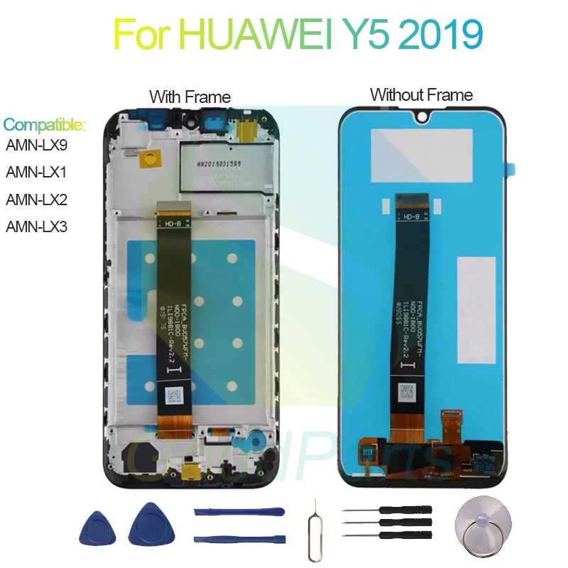 Для HUAWEI Y5 2019, ЖК-дисплей, экран 5,71 дюйма, AMN-LX9, AMN-LX1, AMN-LX2 Y5 2019, сменный сенсорный дигитайзер в сборе