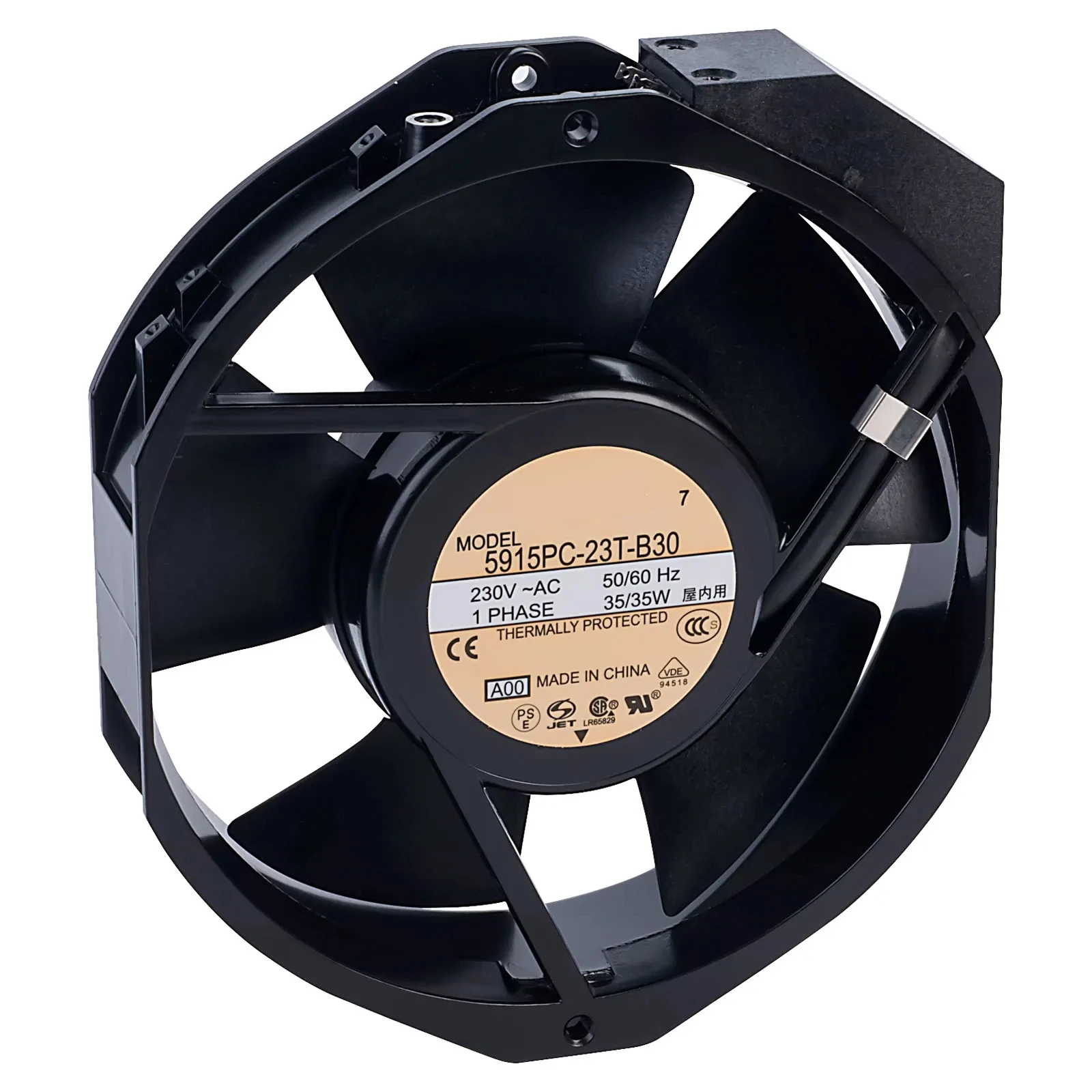 AC cooling fan NMB-MAT 5915PC-23T-B30 230VAC 35W 172X150x38mm 2 Terminals