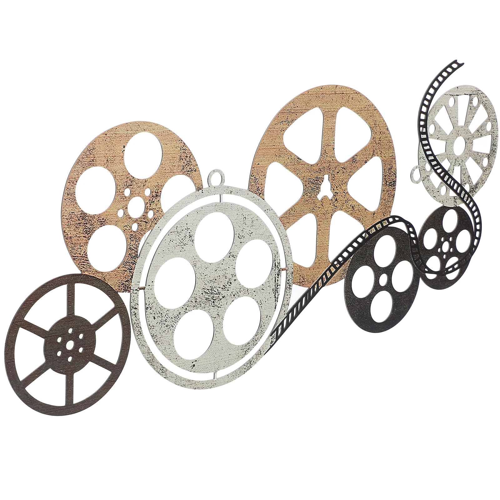 

Retro Iron Sculptures Vintage Home Garden Room Wall Adornment Wall Pendants Office Decor Crafts Unique Design