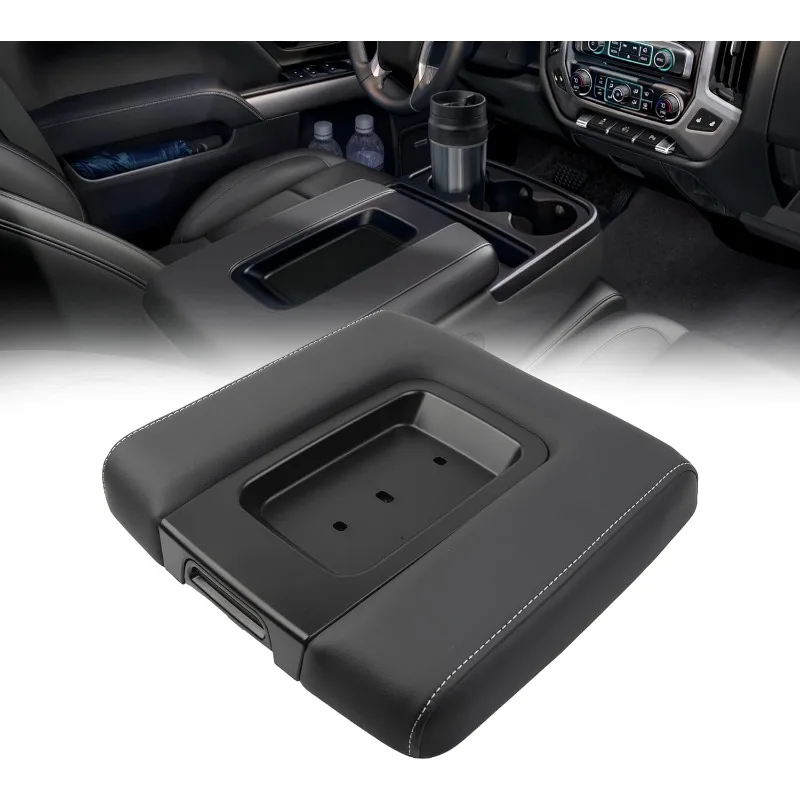 

22881398 Переднее черное сиденье, крышка подлокотника центральной консоли для Chevrolet Chevy Silverado Suburban Tahoe GMC Sierra Yukon XL 2014-2019 гг.