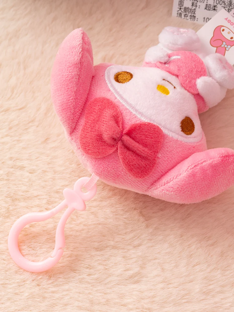 Disney Kawaii Melody Plüschtier Anime Puppe Schlüsselanhänger Cartoon & süßer Rucksack Anhänger Kinderspielzeug Weihnachtsgeschenk