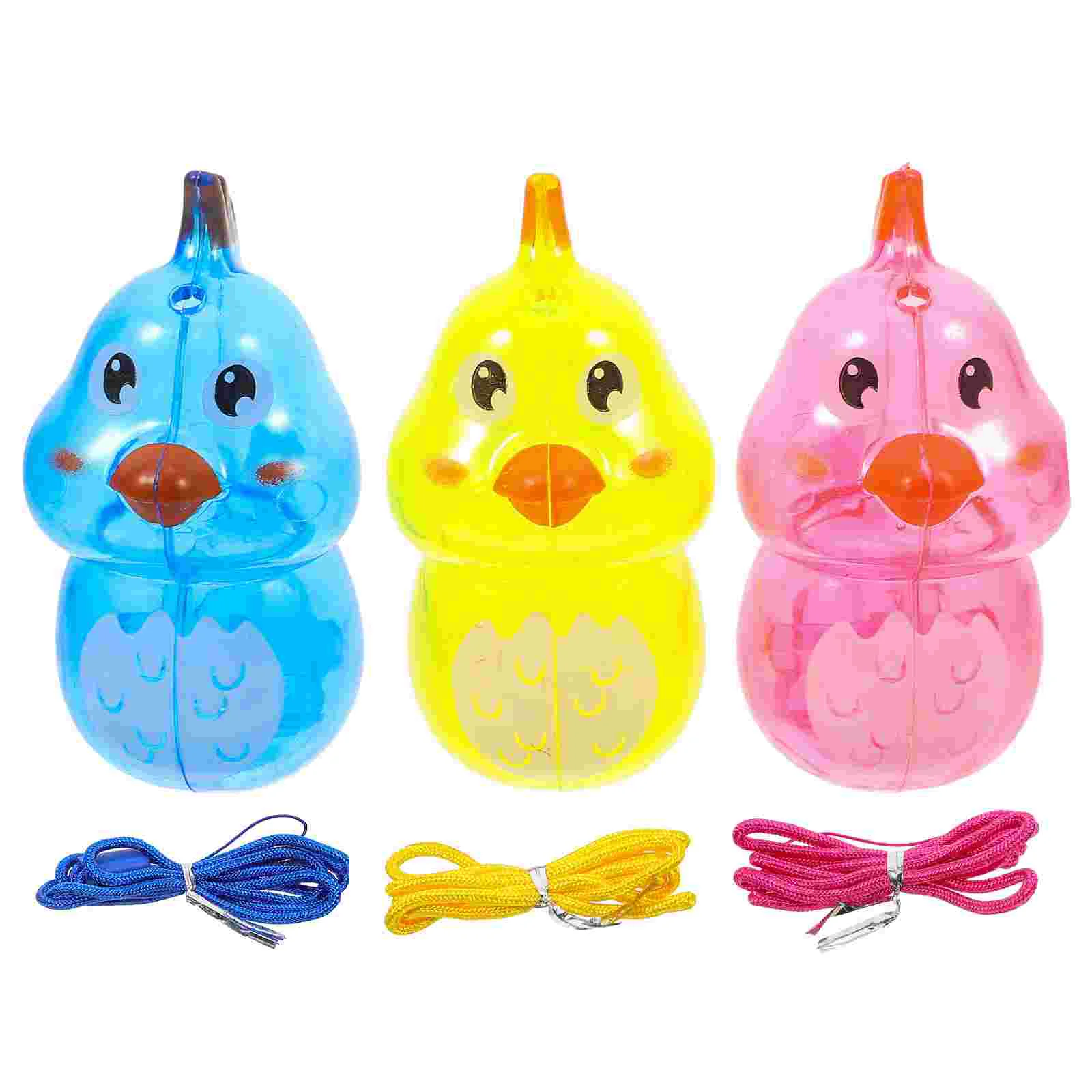 3 Pcs Car Whistle Toy Bird Toys Musical Instrument Whistles Mat Plastic Funny For Party