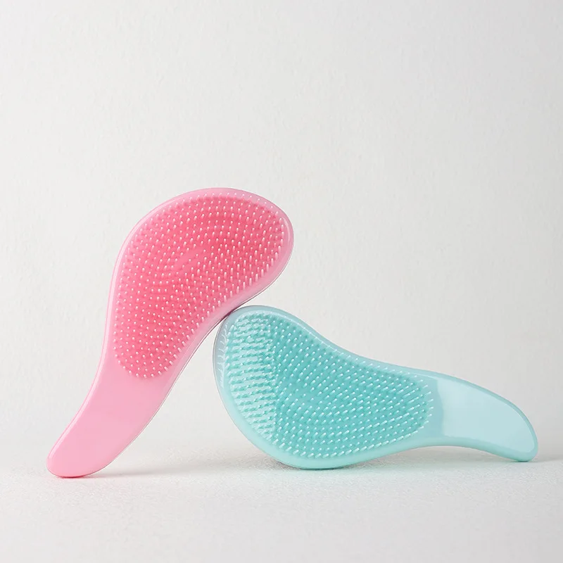 الأطفال تدليك فرش الشعر وفك تشابك وسادة هوائية وفك تشابك مكافحة ساكنة فرشاة مشط صالون تصفيف أداة للفتيات الصغيرات