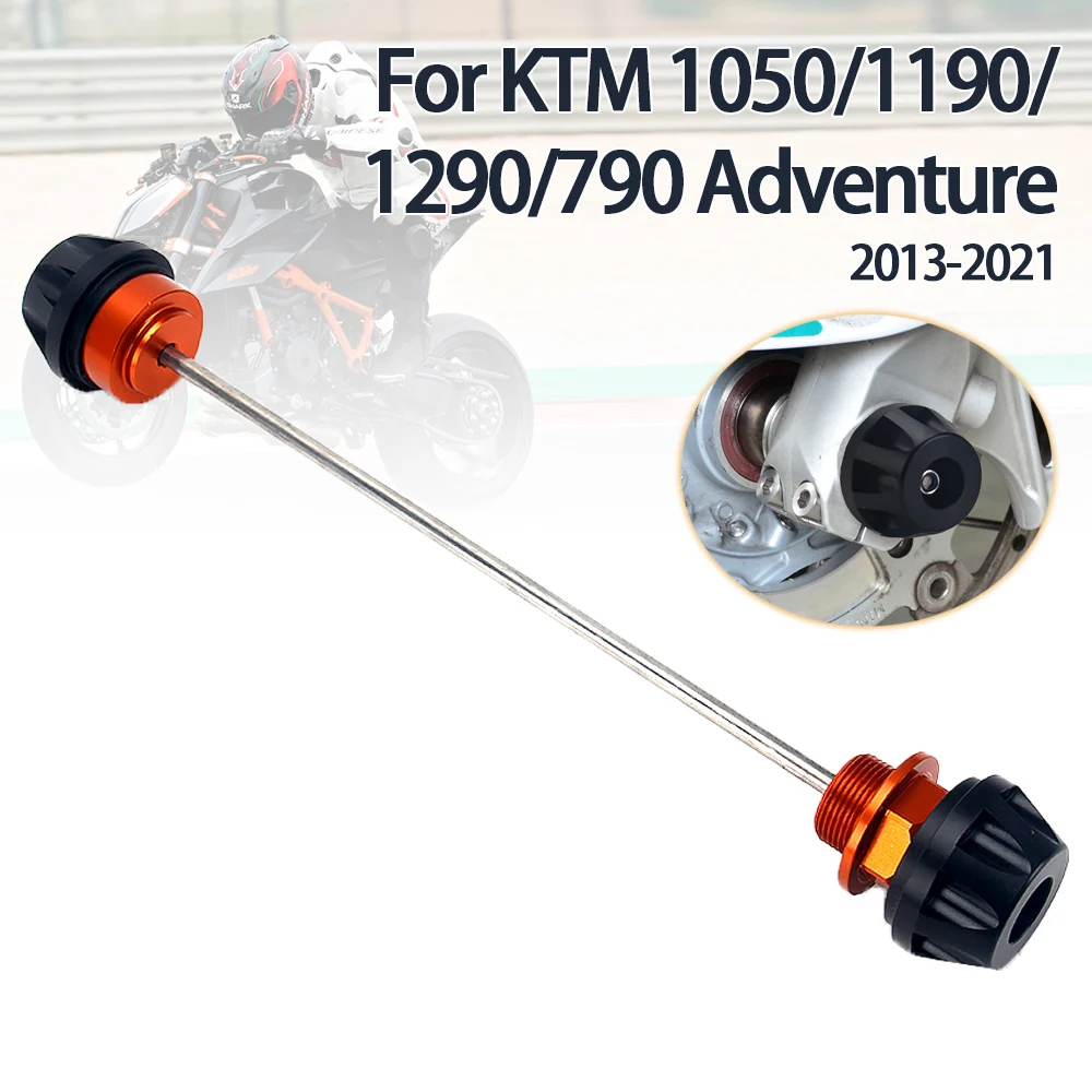 

For KTM 1190 Adventure 1050adv 1290 SUPER ADVENTURE 790 ADV Motorcycle Front Axle Fork Crash Slider Moto Wheel Protector Parts