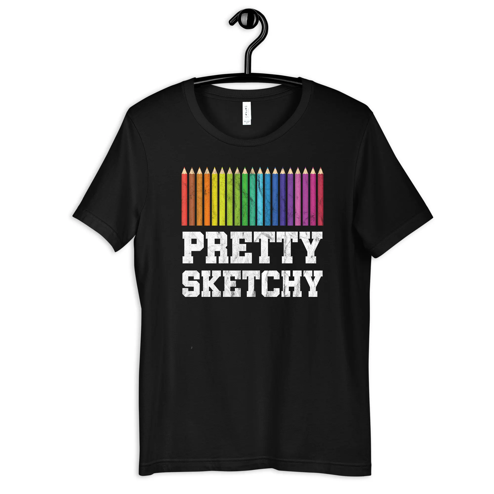 Pretty Sketchy Coloring Pencils T Shirt Funny Artist Womens SweaT Kids Toddler Baby Clothing