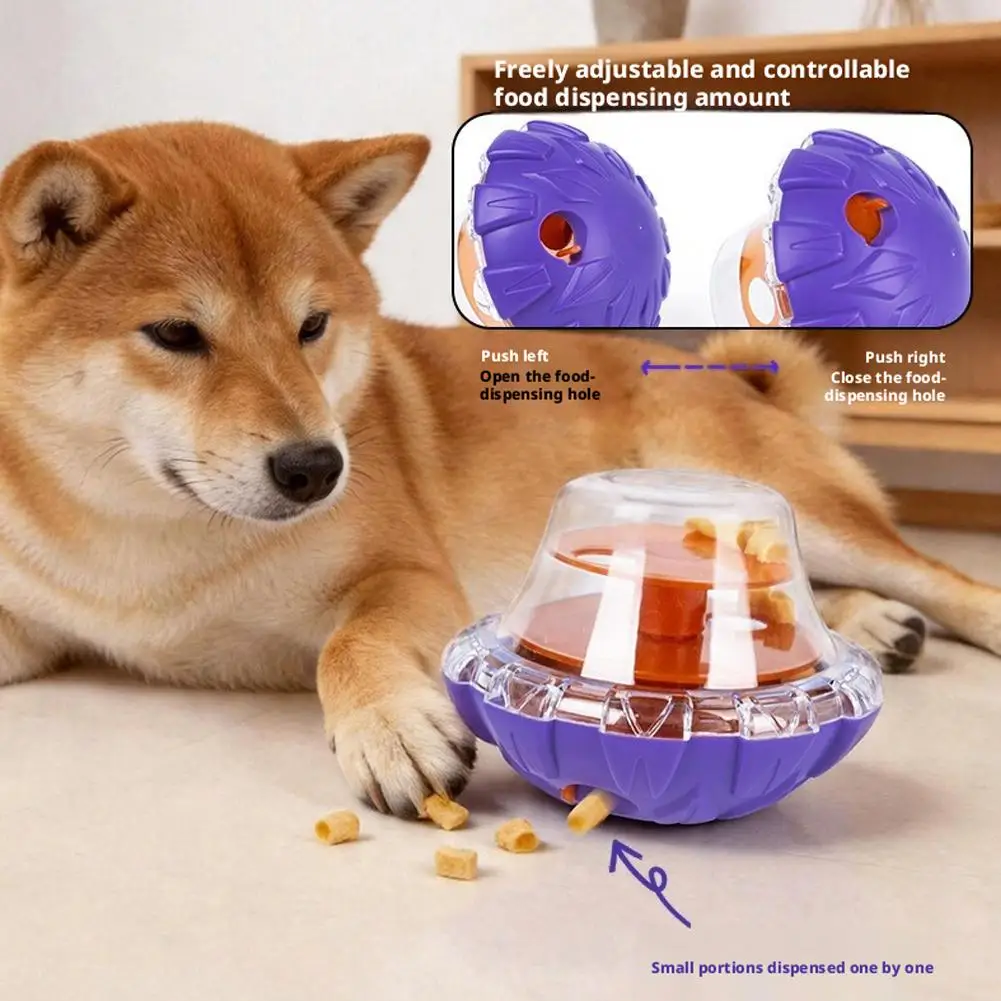 Jouet interactif pour chien, jouet distributeur de nourriture lent, pour un enrichissement intelligent et durable des chiens, jouet cognitif pour stimuler leur cerveau